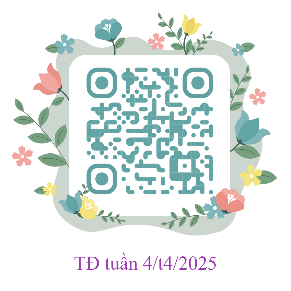 Thực đơn tuần 4 Tháng 4  2025